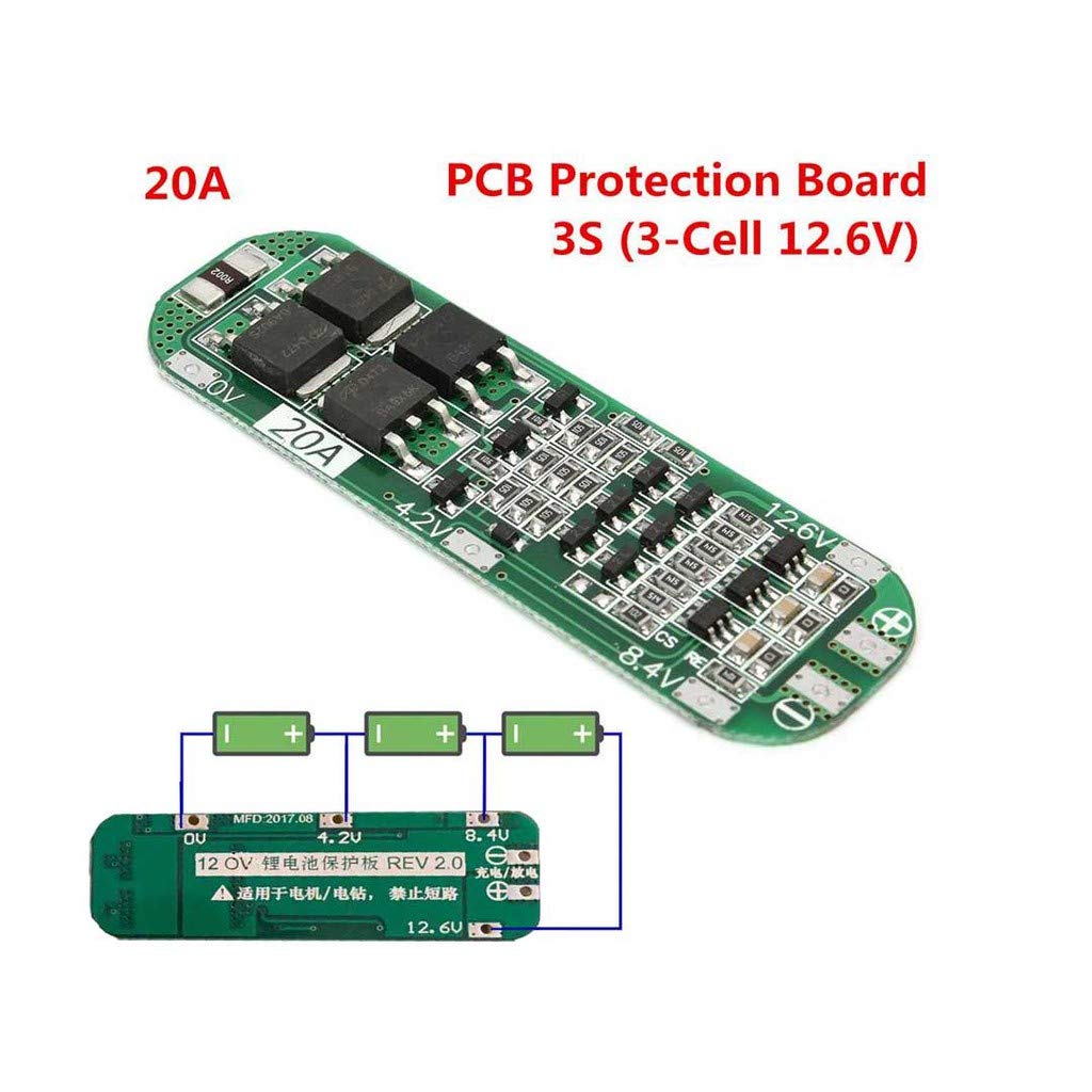BMS 3S 12V DC Electrical Tools Li-ion Battery Protection Board BMS