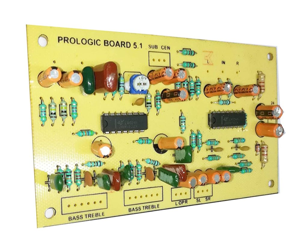 5.1 Audio Prologic Surround Board With Bass Treble Control For 5.1 Home