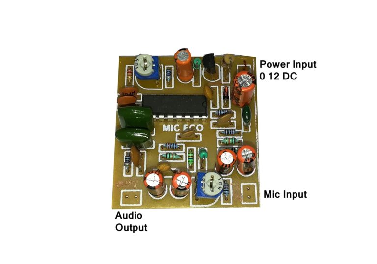 Echo MIC Nano Circuit Microphone Pre Preamp Kit with presets for Audio ...