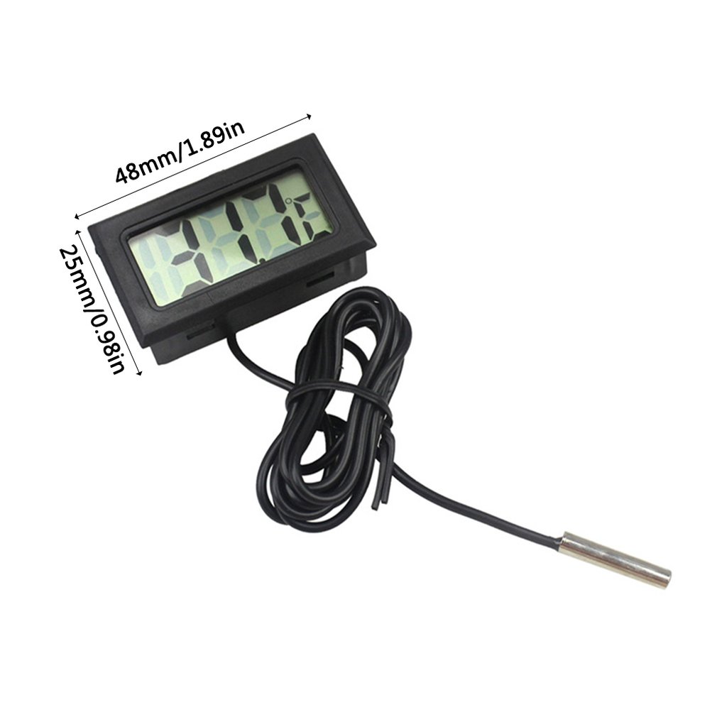 Mini LCD Digital Thermometer For Aquarium Fish Tank Refrigerator  Temperature Measurement 79cm Probe -50°C to 110°C – Diy Cart