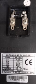 4.5W Silicon Solar Panel with Terminal Connections
